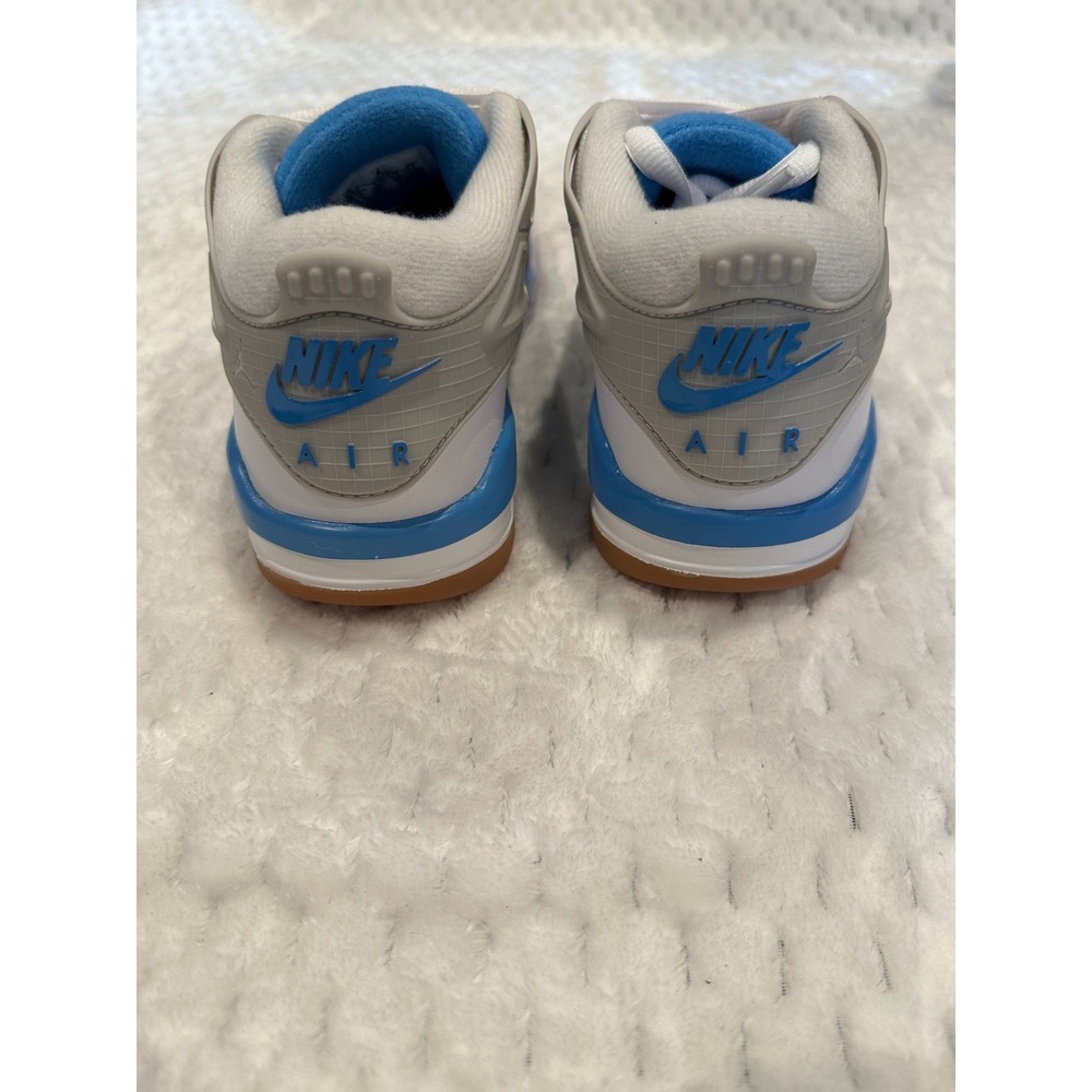 Air Jordan 4 RM GS White Neutral Grey University Blue FQ7938-104 Size 6Y - Picture 9 of 10